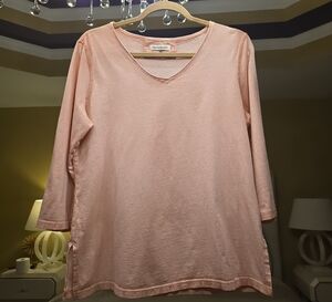 Paparazzi Soft Pink Long Sleeve V-Neck Top